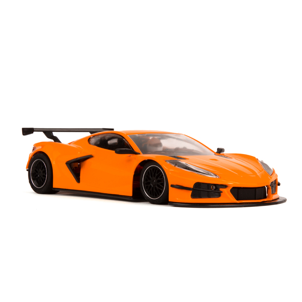 NSR Slotcar Corvette C8R Test Car Orange